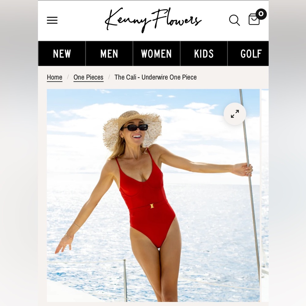 Never worn size small AND size medium red one piece.